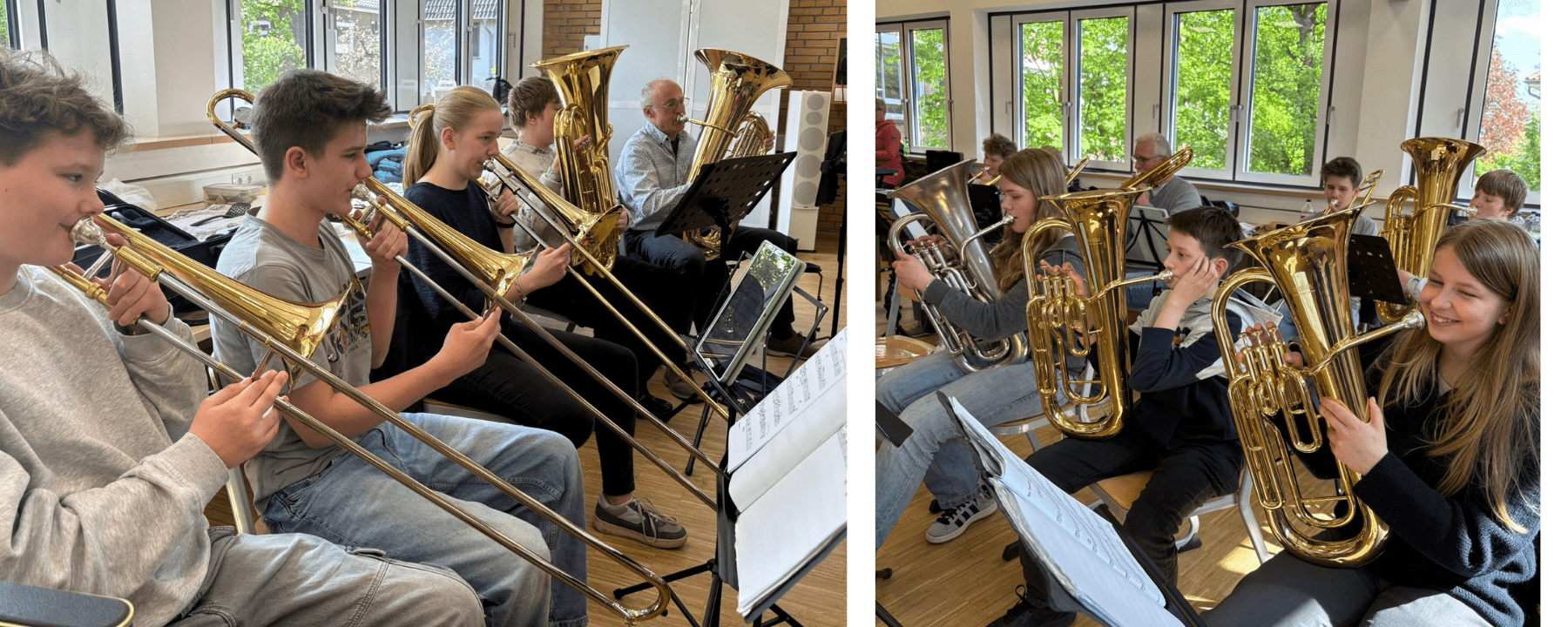 Einzigartige Kooperation: „Gag-X-Brass“ trifft „Brass-Sax“-Band aus Petersfehn